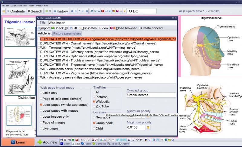 SuperMemo: Importing articles about clathrate gun hypothesis from Wikipedia for incremental learning